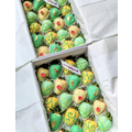 20pcs Green & Yellow with Gold Leaf Chocolate Strawberries Gift Box